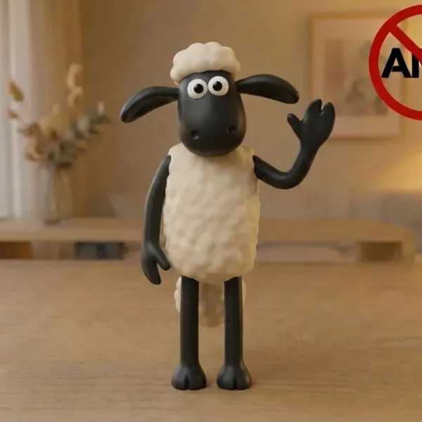 مجسمه سه‌بعدی شان گوسفند (Shaun the Sheep) | نسخه AMS و بدون AMS